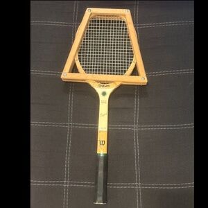 Vintage Wilson Capri Billie Jean King Tennis Racquet And Protector